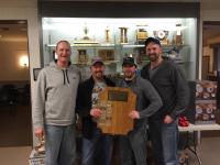 <h2>2016 Grand Champions
</h2><p>Grand Champions, 2016 Tillsonburg Curling Club Crompton Home Hardware Men's Bonspiel. (L-R) Al Eagleson (Lead), Paul Vink (Second), Donnie Stewart (Vice), Travis Hofstetter (Skip).<br></p>